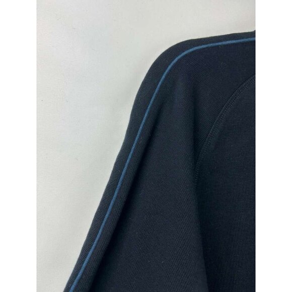 Boss Hugo Boss Men's Size XL 1/4 Zip Navy Blue Pullover Sweater Regular Fit - Picture 8 of 16